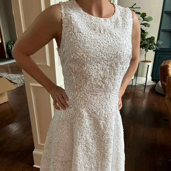NWOT Kate Spade New York white sequin dress - Picture 2 of 12